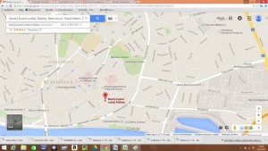 Mapa Modrý kostolík, Bezručova ulica 2, 811 09  Bratislava